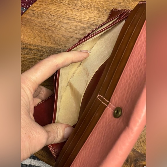 COACH Mia Punch Pink SOHO Suede & Leather Studded and Whipstitched Wallet - Picture 12 of 16